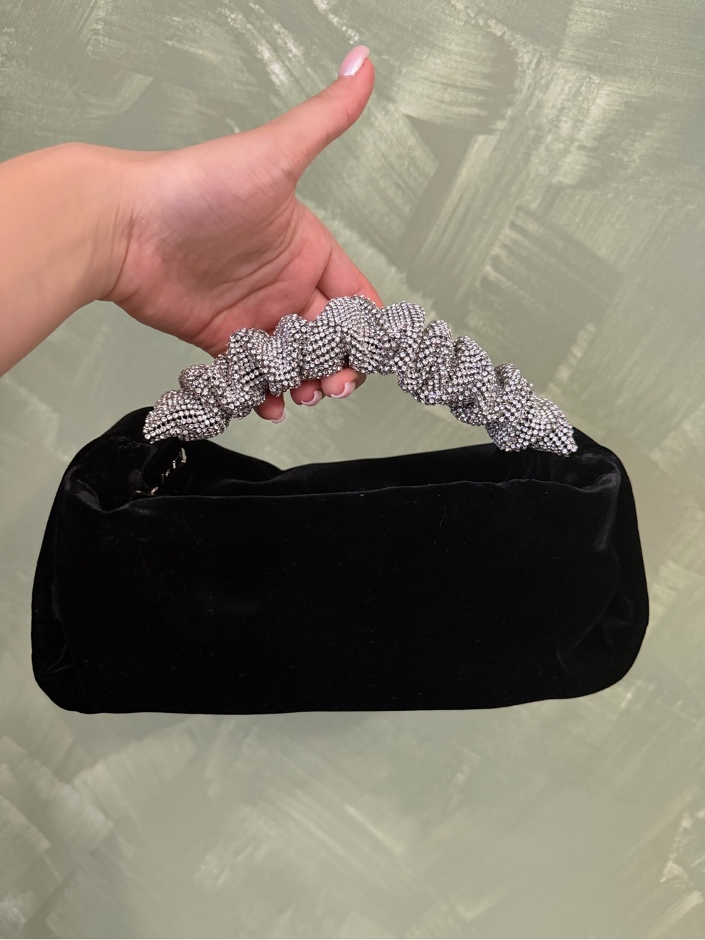 Alexander Wang Velour Mini Scrunchie Bag